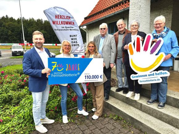 Gruppenfoto Fernsehlotterie